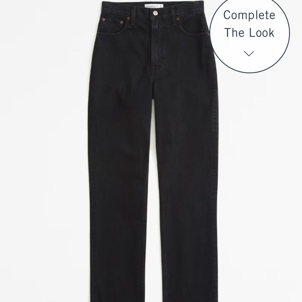 Abercrombie Ultra High Rise 90s Straight Jean